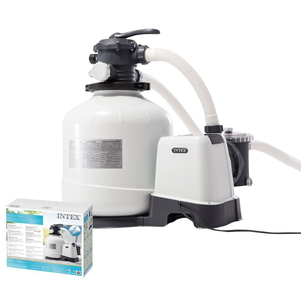 Пісочний фільтр-насос Intex 26652 (продуктивність 9200 л/год для басейнів об'ємом до 65000 літрів)
