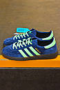 Кросівки чоловічі сині Adidas Spezial Blue Green (17619), фото 2