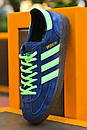 Кросівки чоловічі сині Adidas Spezial Blue Green (17619), фото 6
