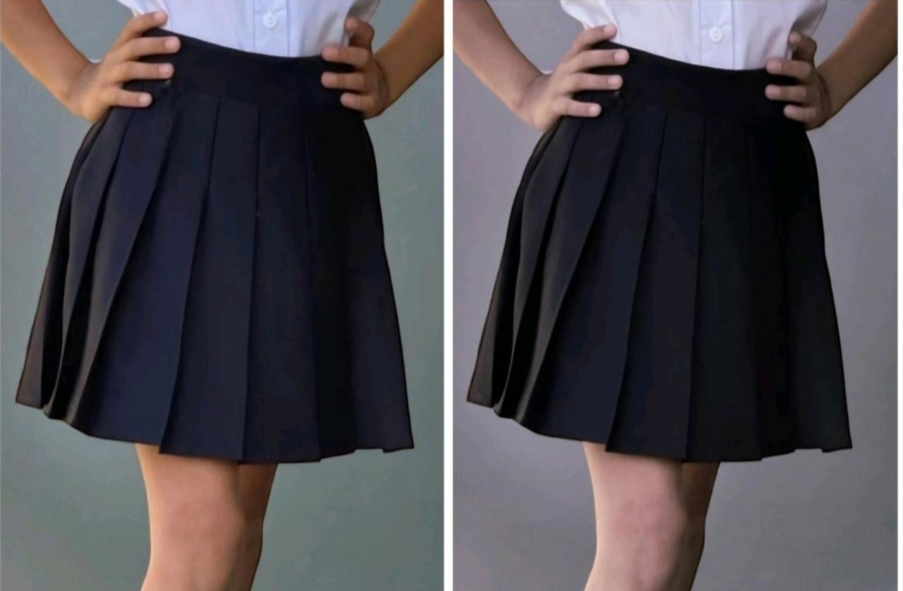 Гурт Спідниця шкільна теніска підліткова р 146-164 синій\чорний