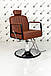 Перукарське крісло Barber Bronx Whisky Bar для чоловічого залу Барбер-крісло з підголівником, фото 2