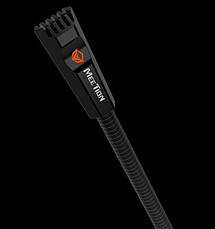 Настільний USB-мікрофон MeeTion MT-MC13 з підсвічуванням RGB 5В Гусяча шия на 360 градусів Чорний, фото 3