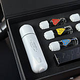 Ароматизатор Автомобільний диффузор аромамашина Smart Electro у білому кольорі, 6 ароматів для авто, фото 4