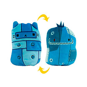 М'яка іграшка 2 в 1 Котик і огірочок Блу Cats Vs Pickles CVP2200-4, Toyman