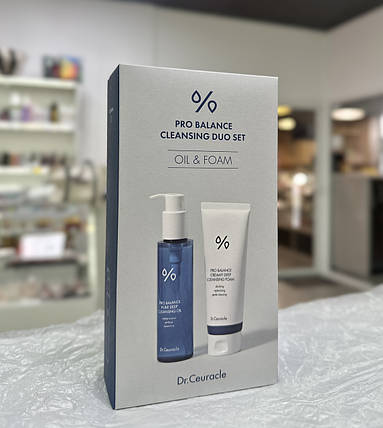 Набір для двоетапного очищення шкіри з пробіотиками Dr.Ceuracle Pro Balance Cleansing Duo Set, фото 1