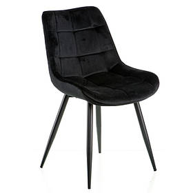 Стілець обідній Дамаск чорний / Damask black вельвет