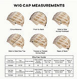 Перука блондин платиново-білий колір довга рівна густа натуральний вигляд термоволокно 80 см, фото 3