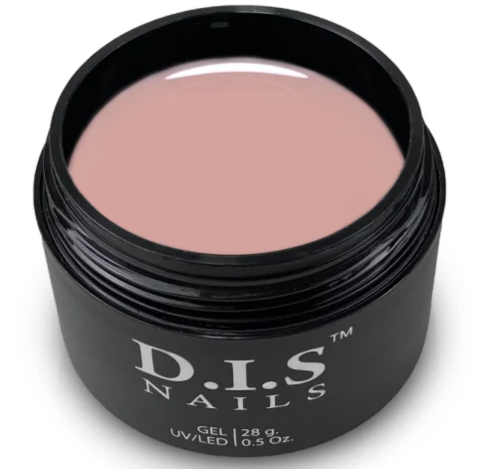 Камуфлюючий гель для нарощування нігтів D.I.S Hard Gel Cover Peach 28 г