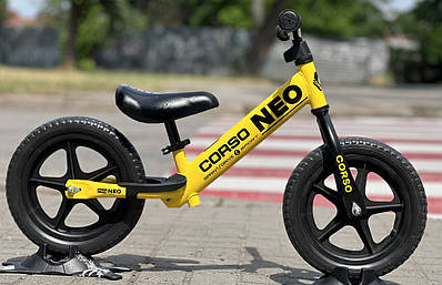 Біговел велобіг 12" Corso NEO EN-40701 EVA піна жовтий