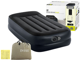 Надувне ліжко односпальне Intex 64122 з електронасосом (розмір 191x91x42 см)