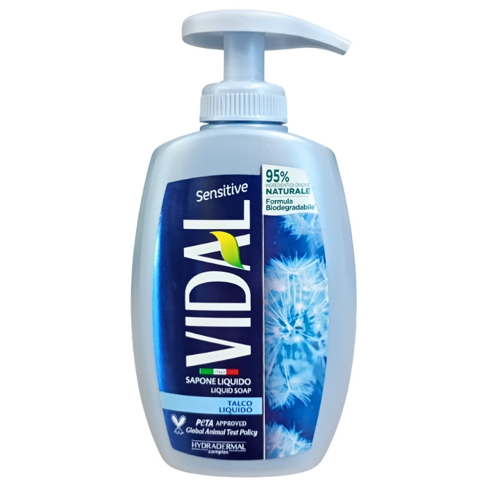 Рідке мило Vidal Sensitive Talco Liquido 300 мл, фото 1