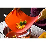 Дошка обробна з антибактеріальним покриттям Samura Fusion червона (SF-02R), фото 5