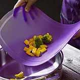 Дошка обробна з антибактеріальним покриттям Samura Fusion фіолетова (SF-02V), фото 5