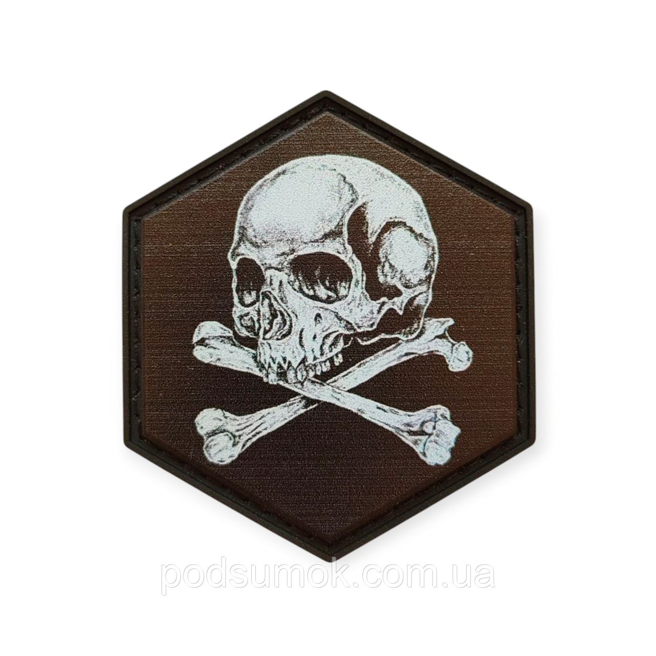 Шеврон ПВХ HEX PATCH H-03 на липучці для велкро патч гумовий, фото 1