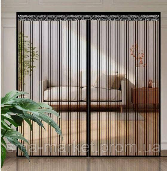 Антимоскітна сітка шторка на двері 120 х 210 (1464)