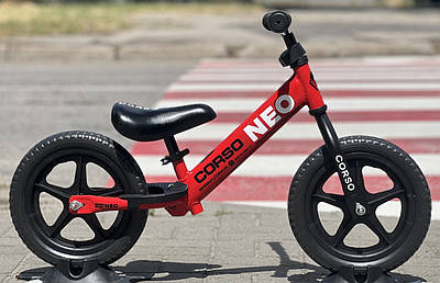 Біговел велобіг 12" Corso NEO EN-52360 EVA піна червоний