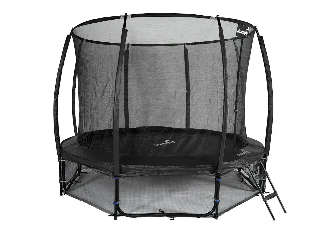 Батут Jumpi 312 см/10 FT Maxy Comfort Plus ЧОРНИЙ з внутр. сіткою