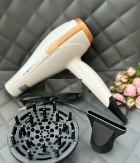 Професійний фен для волосся Crownberg CB-2305 потужністю 3000 Вт із концентратором і дифузором, фото 1