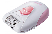 Епілятор Gemei GM-3026 бездротовий жіночий професійний із насадками Біло-рожевий, фото 2