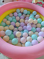 Сухий басейн 2в1, набір кульки 180 шт + басейн 61х22 см + насос, фото 5