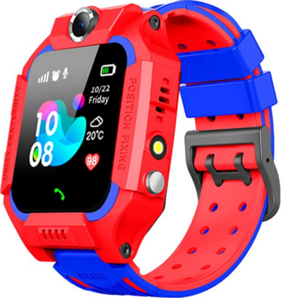 Смарт-годинник для дітей 3-12 років смарт-карта червоний, фото 1