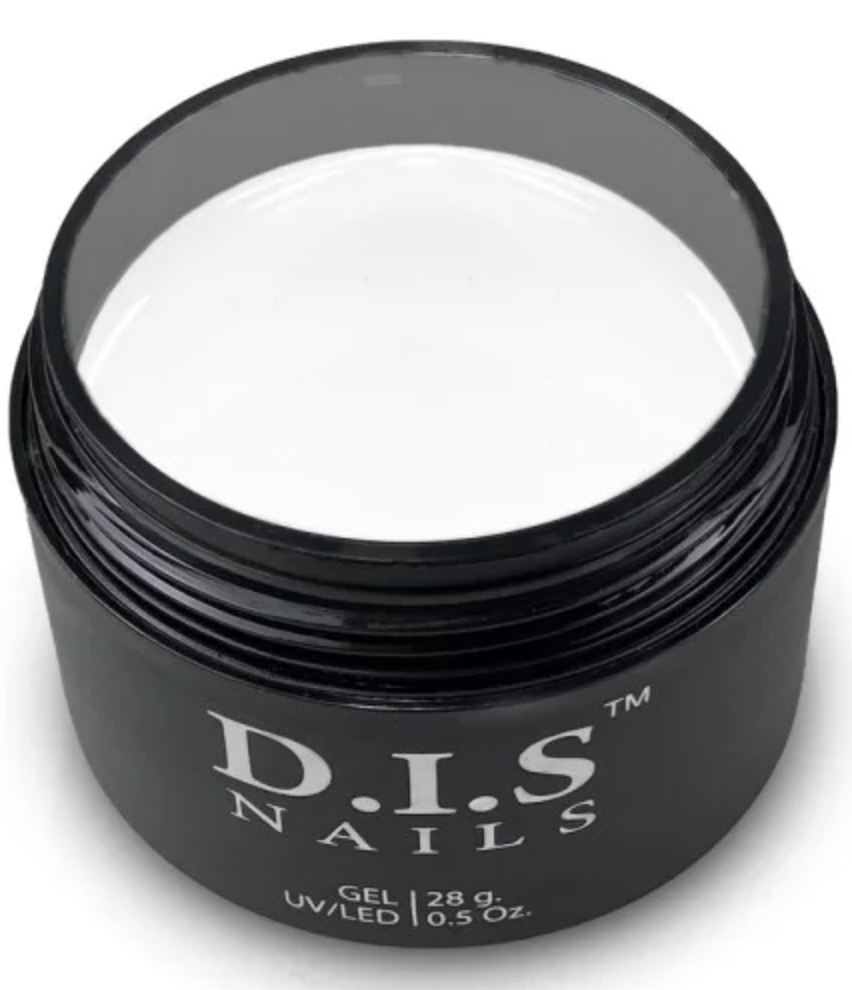 Камуфлюючий гель для нарощування нігтів D.I.S Hard Gel White 28 г