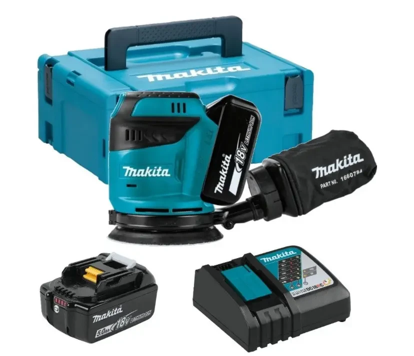 Makita DBO180RTJ  Акумуляторна ексцентрикова шліфувальна машина каркас, фото 1