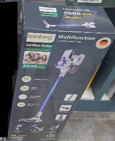 Бездротовий ручний пилосос для сухого прибирання Rainberg RB-2301, фото 1