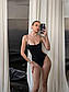 Жіночий закритий купальник із відкритою спиною та чашками на тонких бретелях (р. S, M) 77KP1084, фото 7