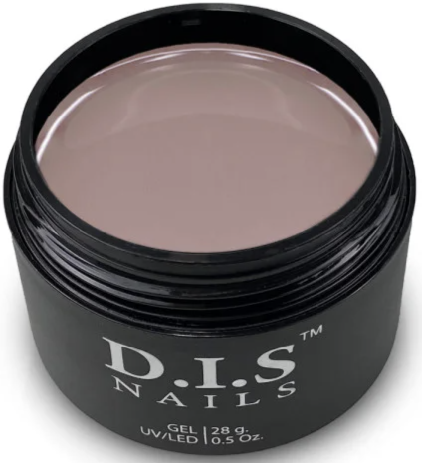 Камуфлюючий гель для нарощування нігтів D.I.S Hard Gel Cover Cappuccino 28 г