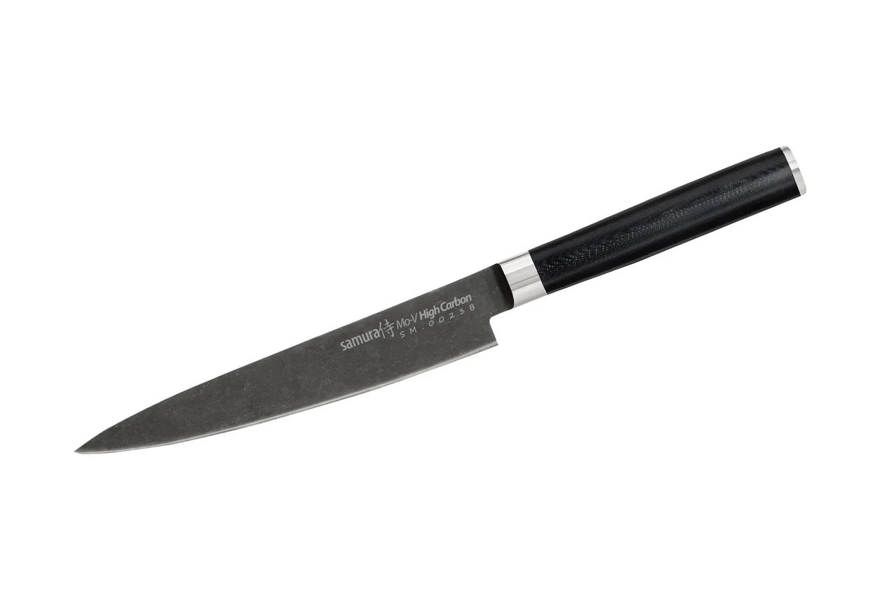 Ніж кухонний універсальний 150 мм Samura MO-V Stonewash (SM-0023B)