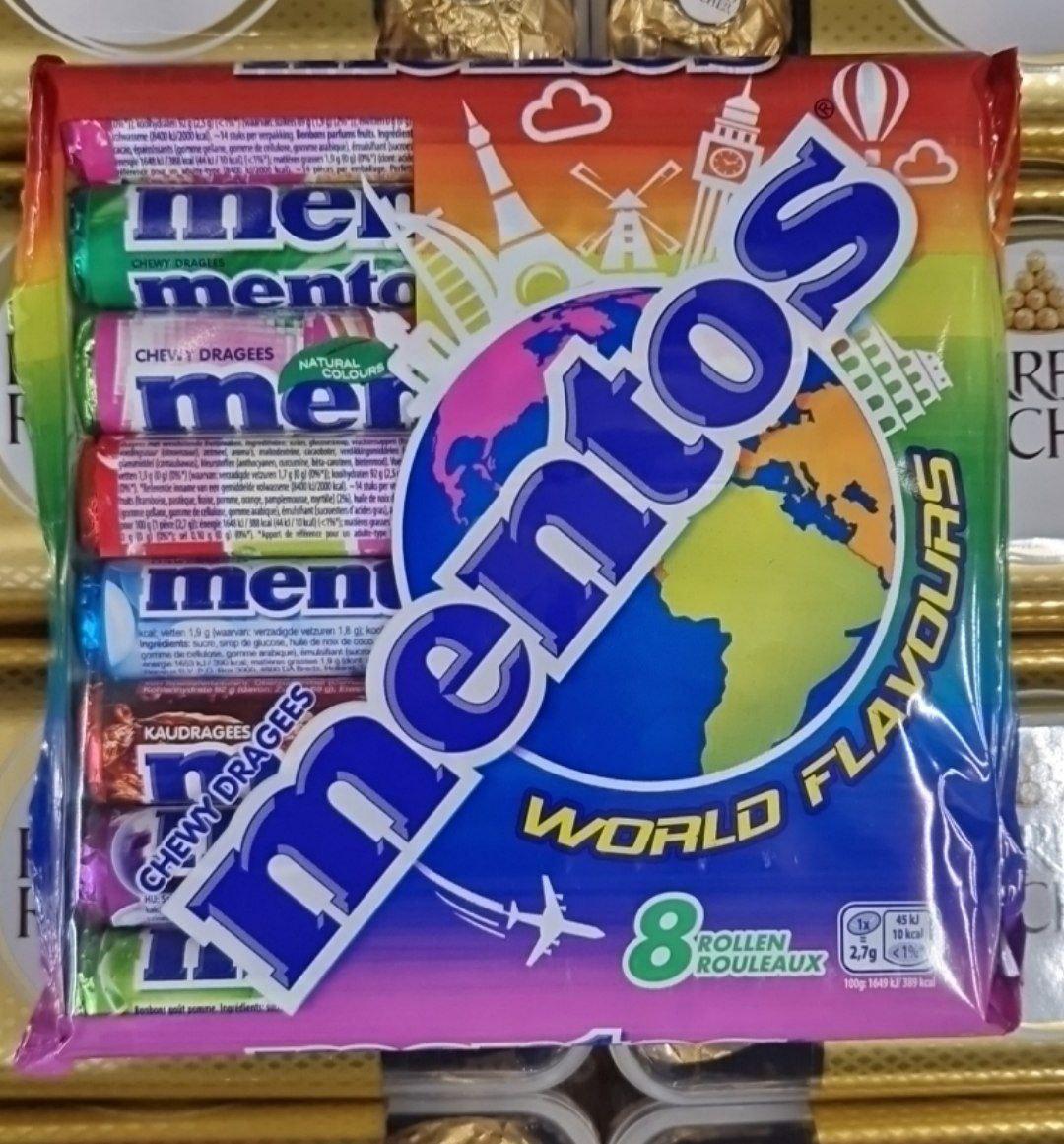 Льодяники Mentos World Flavours 300 г., фото 1