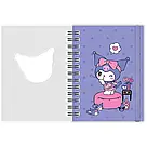 Блокнот на спіралі Kite Kuromi HK25-229-2, А6, 80 аркушів, клітинка, фото 2