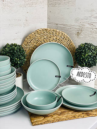 Набір посуду 18 ін. Ardesto Cremona Pastel blue AR0018BC, фото 1
