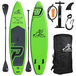 Сап для плавання, надувні дошки SUP, САП дошка надувний Poseidon 325*76*15 см, надувна дошка для серфінгу