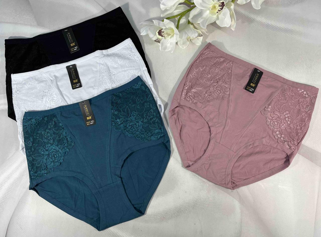 Труси жіночі Nadizi, висока якість  95% cotton Розмір 52-54 та 54-56
