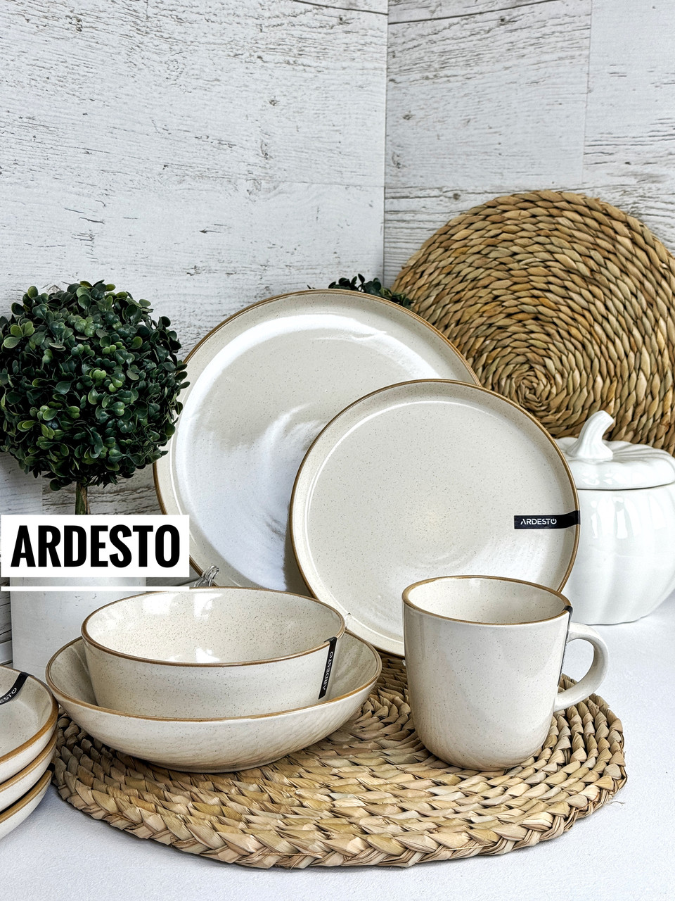 Набір посуду 16 ін. Ardesto Apulia AR0016AC