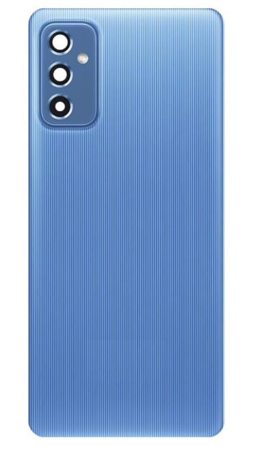 Задня кришка для Samsung M526 Galaxy M52 блакитна, Icy Blue, оригінал PRC + скло камери, фото 1