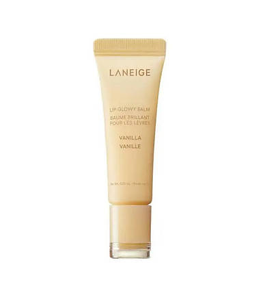 Відтінковий блиск-бальзам для губ Laneige Lip Glowy Balm Vanilla 10г(без коробки), фото 3