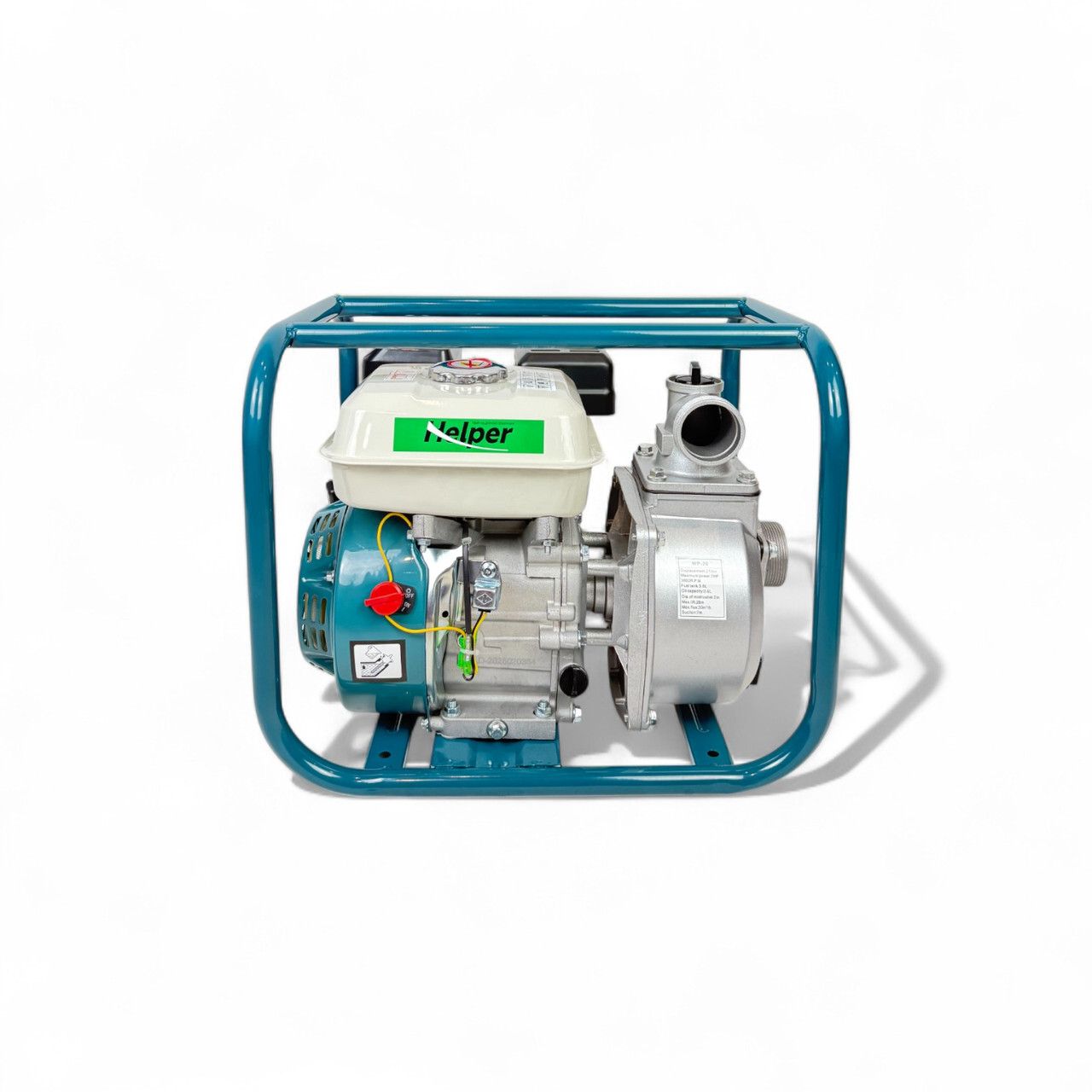 Helper HP-1001 бензиновий насос 6.5 к.с. 500 л/хв мотопомпа для води, саду, ставка, траншей, фото 1