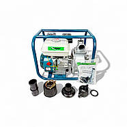 Helper HP-1001 бензиновий насос 6.5 к.с. 500 л/хв мотопомпа для води, саду, ставка, траншей, фото 5