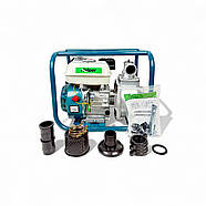 Helper HP-1001 бензиновий насос 6.5 к.с. 500 л/хв мотопомпа для води, саду, ставка, траншей, фото 6