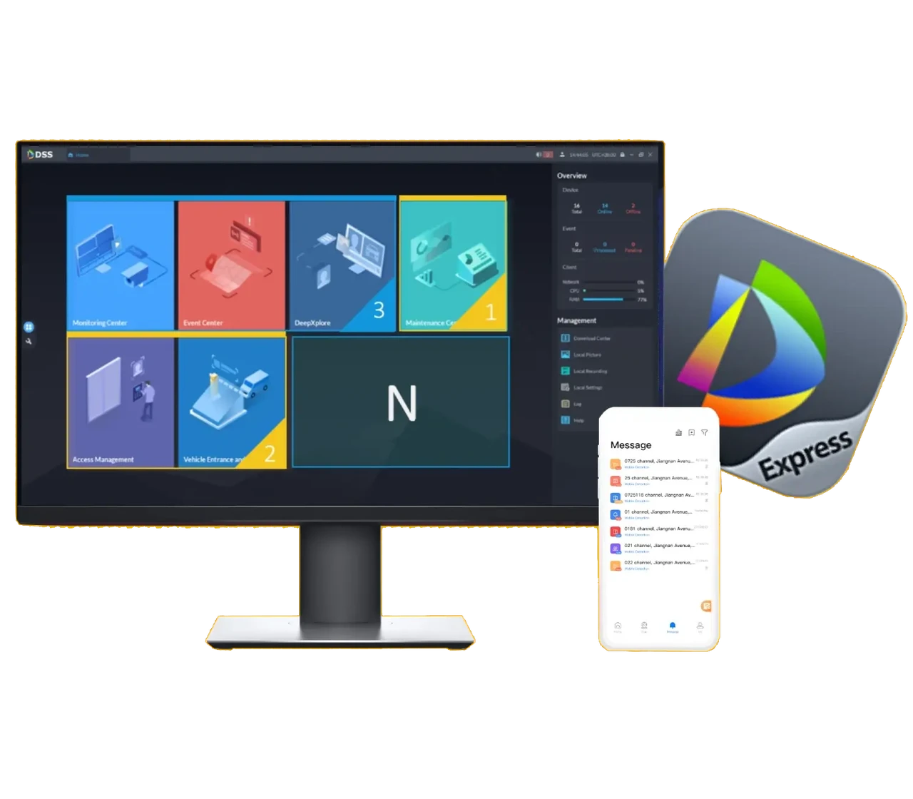 DHI-DSSExpress8-servise support DSS Express (1 рік сервісної підтримки від Dahua для 1 каналу відео\1 пристрою), фото 1