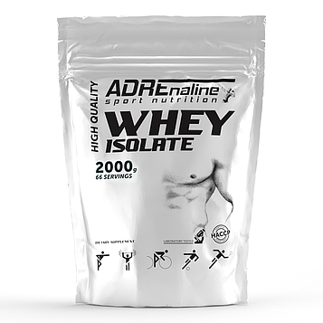 Ізолят Adrenaline Sport Nutrition Isolate 2000 g Без смаку