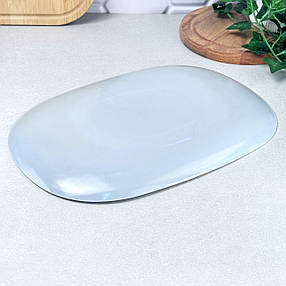 Блюдо овальне скляне 34×24 см сіре Luminarc Diwali Granit V2329, фото 2
