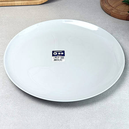 Блюдо скляне кругле 32 см сіре Luminarc Diwali Granit V2303, фото 1