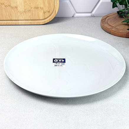 Блюдо скляне кругле 32 см сіре Luminarc Diwali Granit V2303, фото 2