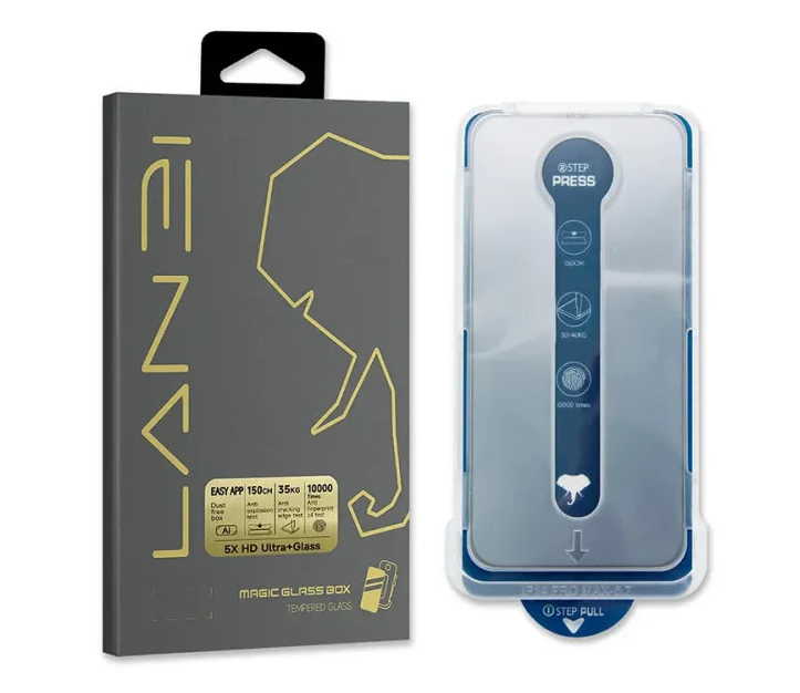 Захисне скло Ultra HD DUST FREE BOX для Apple Iphone 14pro і автоматичний бокс для поклейки, фото 1