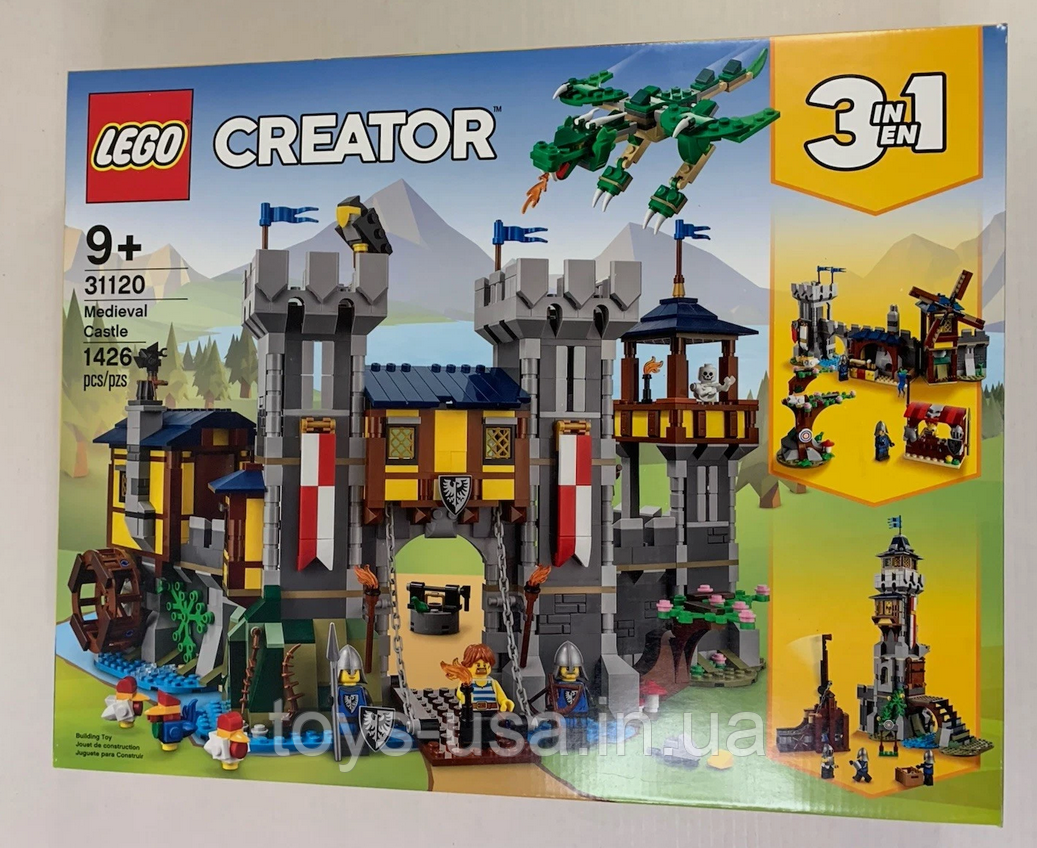 Лего Lego Creator Середньовічний замок 31120 Medieval Castle Building, фото 1