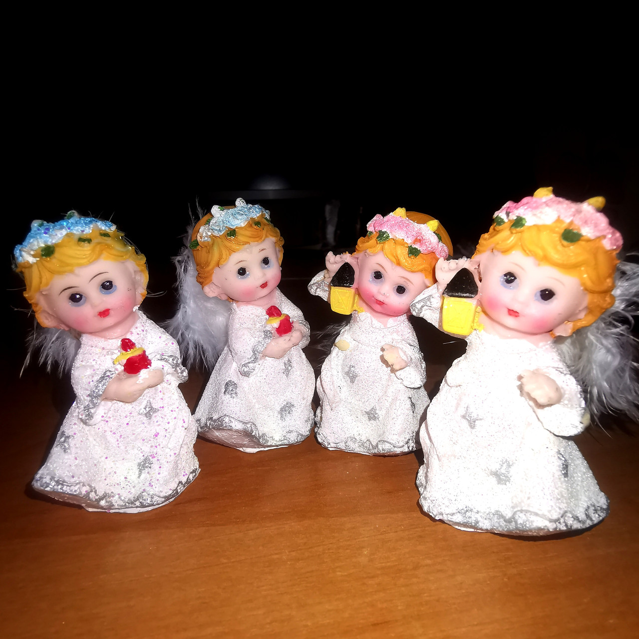 Статуетки набір декоративний 4 ангелочки